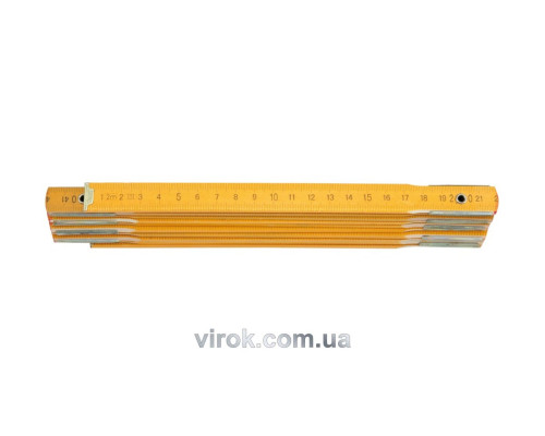 Метр складений деревяний VOREL : L= 2 м [12/240]