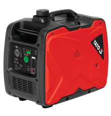 Генератор струму бензиновий інверторний YATO: P= 3 кВт, U= 230 В (AC) і 12 В 8,3А (DC), бак- 5.5 л