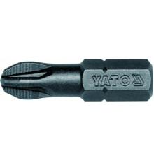Насадка викруткова YATO : "Pozidriv" PZ3 x 25 мм. HEX 1/4". 50 (Уп/Шт.)(DW)