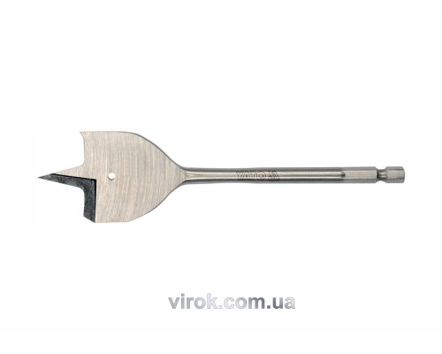 Сверло перовое по дереву YATO: 6-гранный хвостик 1/4", Ø= 16 мм, L= 152 мм [50/300]