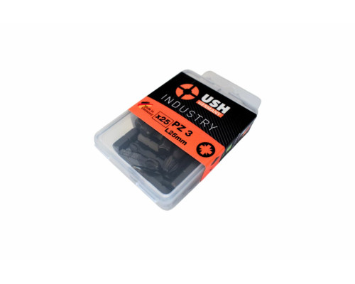 Насадка викруткова USH Industry : Phillips PZ3 x 25 мм. Torsion Уп. 25 шт.