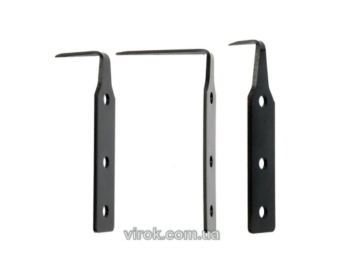 Вставки змінні до ножа (YT-0659) YATO для демонтажу лобов. скла авто, кпл. 3 шт. [10/80]