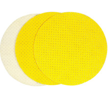 Диск шліфувальний перфорований на липучці по штукатурці до шліфмашини YATO: G100, Ø=225мм, 3 шт [33]