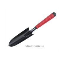 Лопатка посадочная YATO : Cталевая с ручкой покрытой пластиком, L= 350 мм [10/60]