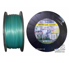 Жилка для триммера "КВАДРАТ" TM VIROK: Ø=3.0 мм, l=300 м (бобина)