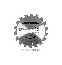Диск пильний по дереву STHOR. Ø= 185/20 мм, h= 2,2 мм, 18 зубів [10/20]