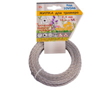 Жилка для триммера "Крученый КВАДРАТ с кордом" TM VIROK: Ø= 2.4 мм, l= 15 м