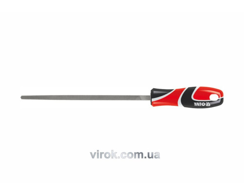 Напильник по металу YATO, квадратний l=250 мм, #2 [20/80]