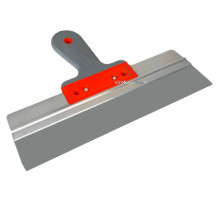 Шпатель нержавеющий фасадный ТМ TYTAN 350x60 мм, двухкомпонентная ручка