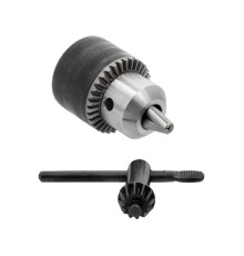 Патрон для дриля з ключем YATO до гвинта- G1/2 20UNF, кріплення Ø= 1,5-13 мм [5/40]