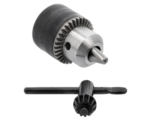 Патрон для дриля з ключем YATO до гвинта- G1/2 20UNF, кріплення Ø= 1,5-13 мм [5/40]