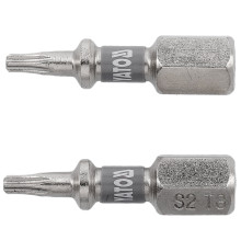 Насадка викруткова YATO TORX T8 х 25мм. HEX 1/4", покрита нікелем, 2шт.[10]
