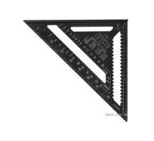 Угольник плотницкий алюминиевый YATO 300 мм [6/24/576]