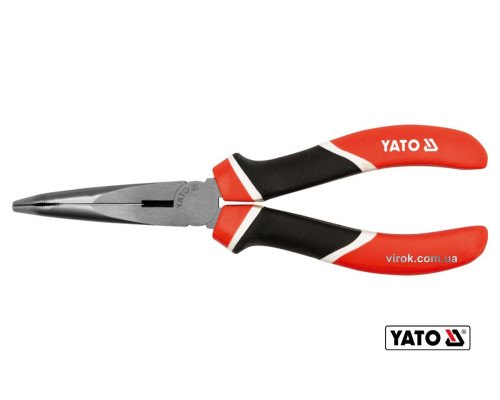 Довгогубці вигнуті YATO l=160мм CrV 55 [6/60]