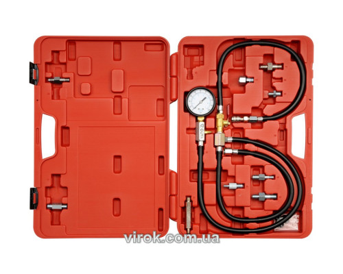 Набір для діагностики інжекторних систем YATO, 10 шт, Pmax=0.7 MPa(DW)