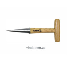 Конус посадочний з дерев'яною ручкою YATO : l= 280 мм [10/60]