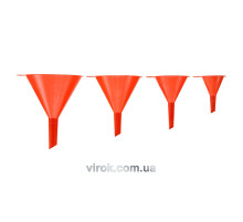 Набор воронки VOREL 4 шт.; Ø= 52, 76, 100, 120 мм, h= 75, 110, 125, 152 мм [30]