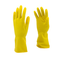 Рукавиці для господарських робіт FLO: l= 30 см, з латексу, розмір 7 [12]