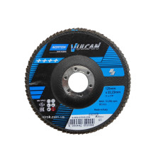 Круг пелюстковий шліфувальний NORTON VULCAN"; Ø= 125/22 мм, Р 60 зерно з електрокорунду