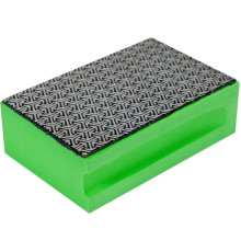 Губка абразивна, алмазна, для шліфувальна до скла, граніту, керам YATO: 90х 60х 30 мм, з гранул G200