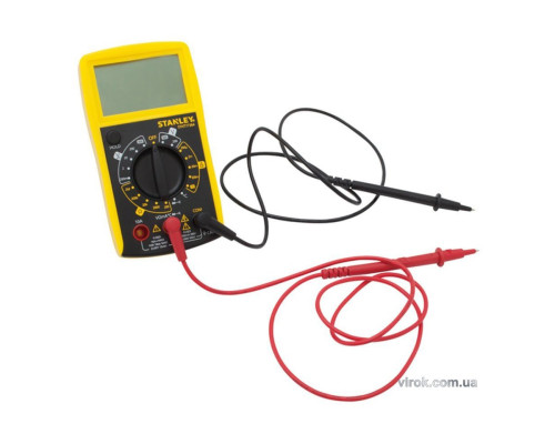 Мультиметр для измерения электрических параметров STANLEY: цифровой