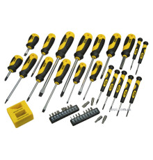 Набір викруток і насадок STANLEY : сумка, магнітезатор, 42 елементів.