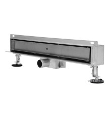 Трап стіновий зливний з нержавіючої сталі "BRICK" FALA; 80х 4х 5 см [5]