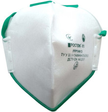 Респіратор протиаерозольний ТМ "VIROK" клас захисту FFP1, рівень захисту до 4 ГДК