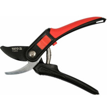 Сикатор со скругленными лезвиями YATO: с регуляцией развода лезвий к веткам Ø= 12 и 20 мм, L=220 мм [12/48]