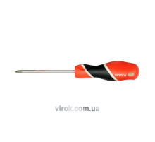 Отвертка крестовая YATO: "Philips" PH1 х 200 мм [12/36/144]