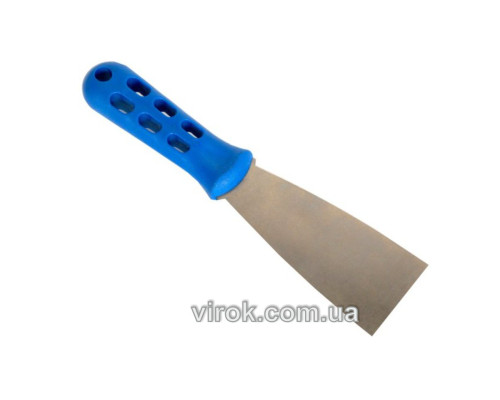 Шпатель малярний VIROK Профі : 60 мм. нержавійка, пластмасова ручка [200]