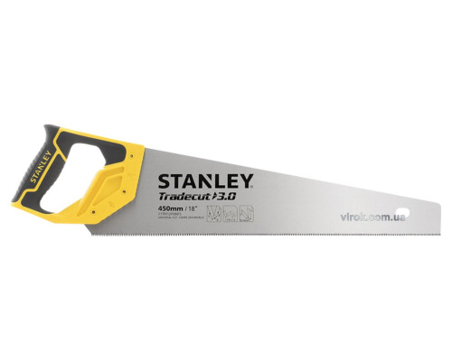 Ножовка по дереву STANLEY "Tradecut" : L= 450 мм, 11 зубов/1"