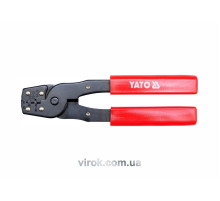 Клещи для обжима и зачистки проводов YATO, L= 180 мм [12/72]