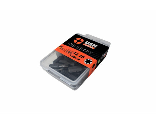 Насадка викруткова USH Industry : TORX T25 x 25 мм, Torsion Уп. 25 шт.