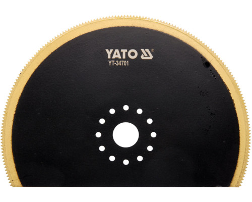Полотно-насадка режущее для реноватора YT-82223 YATO по дереву и металлу, полудиск Ø= 100 мм [10/100]
