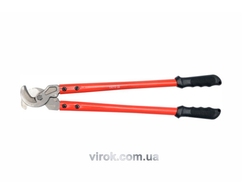Ножиці для кабелю YATO : Ø= 18 мм, макс. S=250 мм², l=580 мм [10]