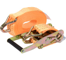 Пас для крепления багажа с трещаткой VOREL : сила натяжения - 1500/3000 daN, 8 м х 50 мм [6]