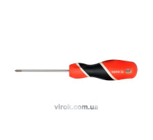 Викрутка хрестова YATO : "Philips" PH1 x 75 мм [12/60/240]