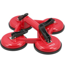 Присоска вакуумная YATO: 4 чашки Ø= 120 мм, m= 180 кг из алюминия [5]