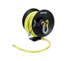 Шланг пневматичний ПВХ на бобіні YATO з швидкоз'єдн. наконеч-ми; Ø=9,5мм макс.тиск 20 Bar, l=15м [2]