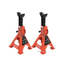 Підставки під автомобіль YATO, для навантаження до 3 т, висотою 280-420 мм, 2 шт. [1]