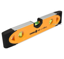 Рівень TORPEDO VOREL : 3 капсули, ударостійкий, пластико-алюмінієвий корпус, магніт, L=230 мм [100]