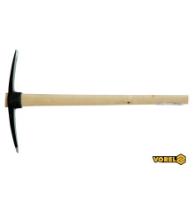 Кирка двостороння з ручкою VOREL : m= 2.5 кг [6/162]