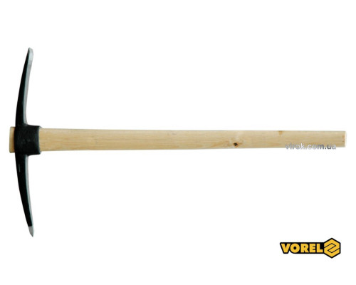 Кирка двостороння з ручкою VOREL : m= 2.5 кг [6/162]