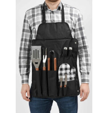 Фартук для гриль процесу VOREL з кишенями і інструментами, 8 шт [8/16]