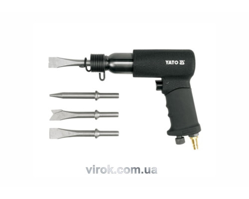 Молоток пневматичний YATO з набором долот і зубил 4 шт. [10/240]