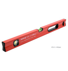 Рівень алюмінієвий з магнітом YATO : L= 60 см. 2 капсули, 1 ручка [10/40/480]