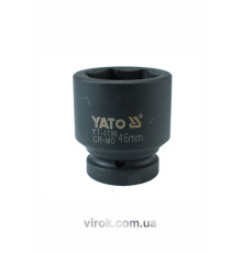 Головка торцева ударна 6-гранна YATO : квадрат 1", М= 46 мм, L= 73 мм [3/12]