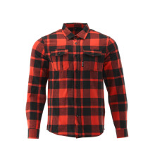 Рубашка фланелевая красно-черная, YATO разм. 2XL/ 82см х 62см,100%-хлопок[40]