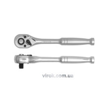 Тріщатка YATO : квадрат 3/8", L= 170 мм, 72T [6/24/48]